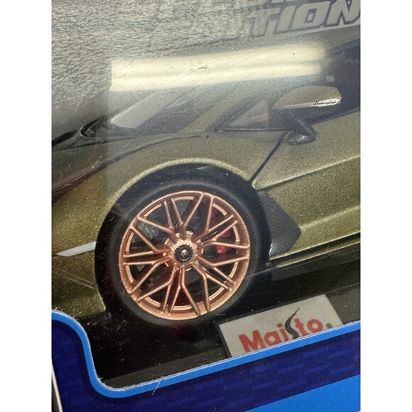 Maisto Lamborghini Sian FKP 37 Diecast Metallic Green Special Edition NIB - Picture 14 of 16
